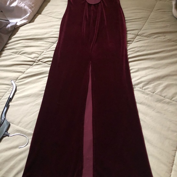 Joanna Design  Velvety Stretch Fabric Sparkling Embellishments Maxi Evening Wear - Picture 7 of 12